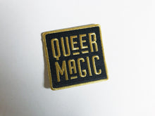 Load image into Gallery viewer, Black and Gold Queer Magic Patch