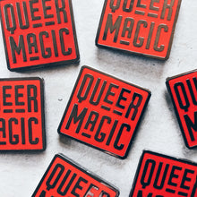 Load image into Gallery viewer, Red Queer Magic Pin