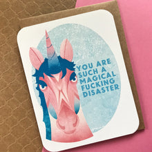 Load image into Gallery viewer, Magical Fucking Disaster Card