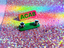 Load image into Gallery viewer, ACAB Enamel Pin