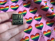 Load image into Gallery viewer, Black Queer Magic Pin