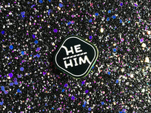 Load image into Gallery viewer, Rainbow Metal Pronoun Pin