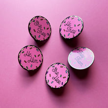 Load image into Gallery viewer, Donut Hard Enamel Pronoun Pin