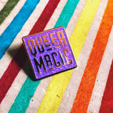 Load image into Gallery viewer, Purple Queer Magic Pin