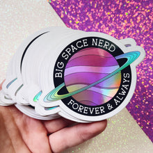 Load image into Gallery viewer, Big Space Nerd Sticker