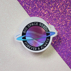Big Space Nerd Sticker