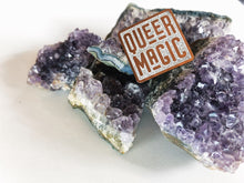 Load image into Gallery viewer, White Queer Magic Pin