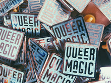 Load image into Gallery viewer, White Queer Magic Pin