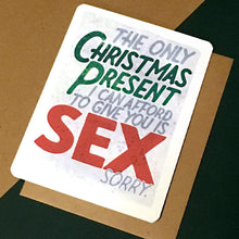 Load image into Gallery viewer, Christmas Sex Card