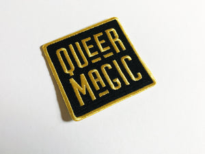 Black and Gold Queer Magic Patch