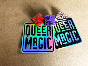 Red Queer Magic Pin