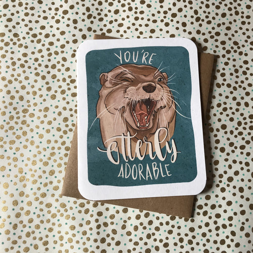 You're Otterly Adorable Card