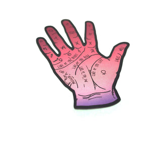 Holographic Matte Palmistry Sticker