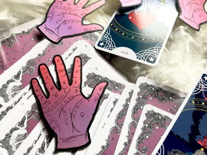 Holographic Matte Palmistry Sticker