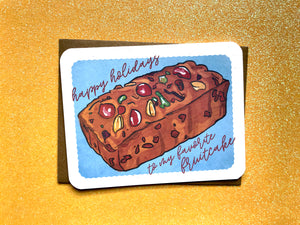 Favorite Fruitcake Card