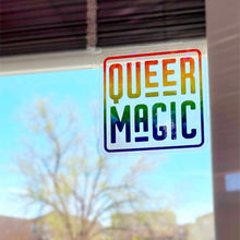 Load image into Gallery viewer, Queer Magic Clear Holographic Sticker