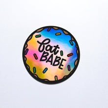 Load image into Gallery viewer, Fat Babe Holographic Sticker