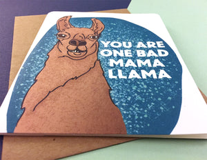 Mama Llama Card