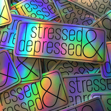 Load image into Gallery viewer, Stressed and Depressed Sticker