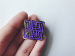 Purple Queer Magic Pin