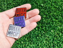Load image into Gallery viewer, Purple Queer Magic Pin